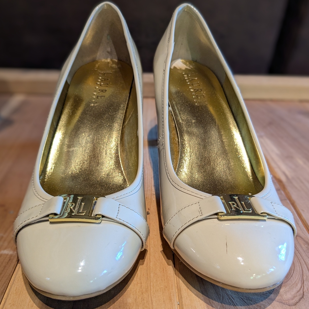 Ralph Lauren Cream Women's Shoes